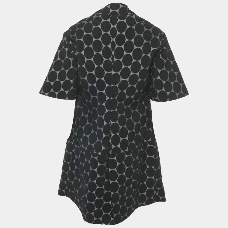 Pre Owned Marni x H&M Black Dots Jacquard Open Front Jacket XS