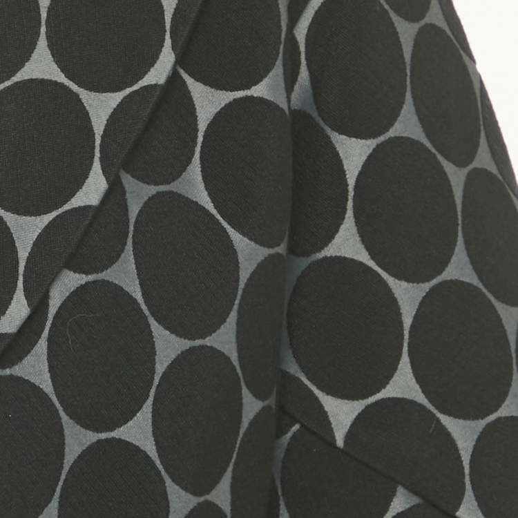 Pre Owned Marni x H&M Black Dots Jacquard Open Front Jacket XS