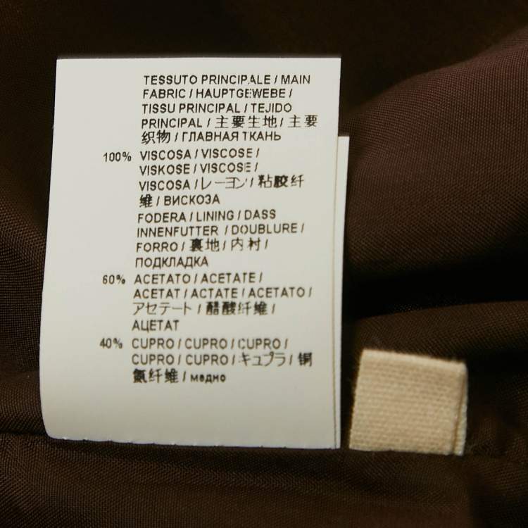 Pre Owned Marni Green Printed Crepe Midi Dress S