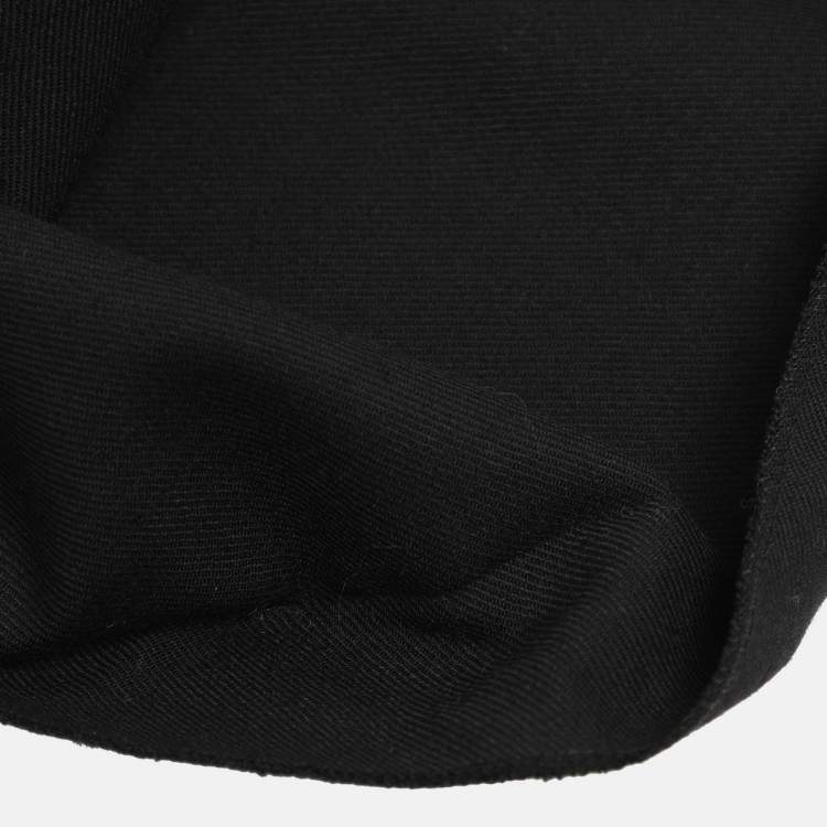 Pre Owned Marni Black Stretch Wool Flared Maxi Skirt S
