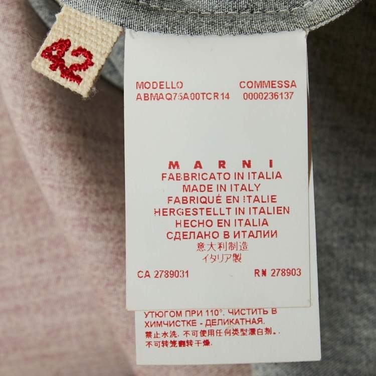 Pre Owned Marni Multicolor Abstract Print Cotton Mini Dress M