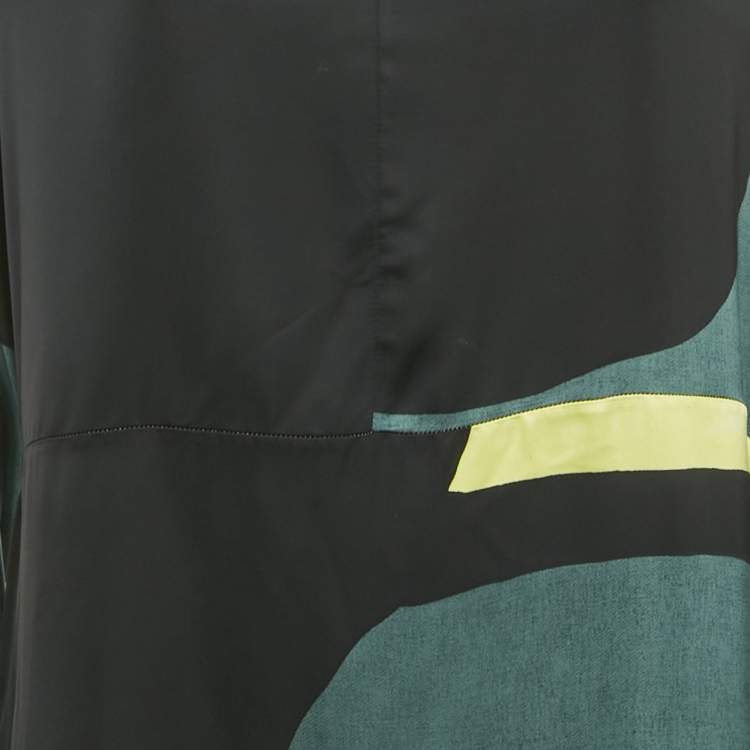 Pre Owned Marni Multicolor Satin Shift Dress M