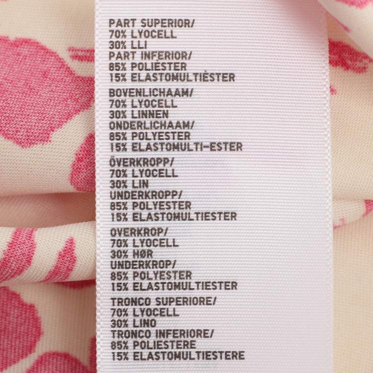 Pre Owned فساتين مارني بتعدد الألوان من ليوسيل وكتان مطوي قصير مقاس متوسط (ميديوم)