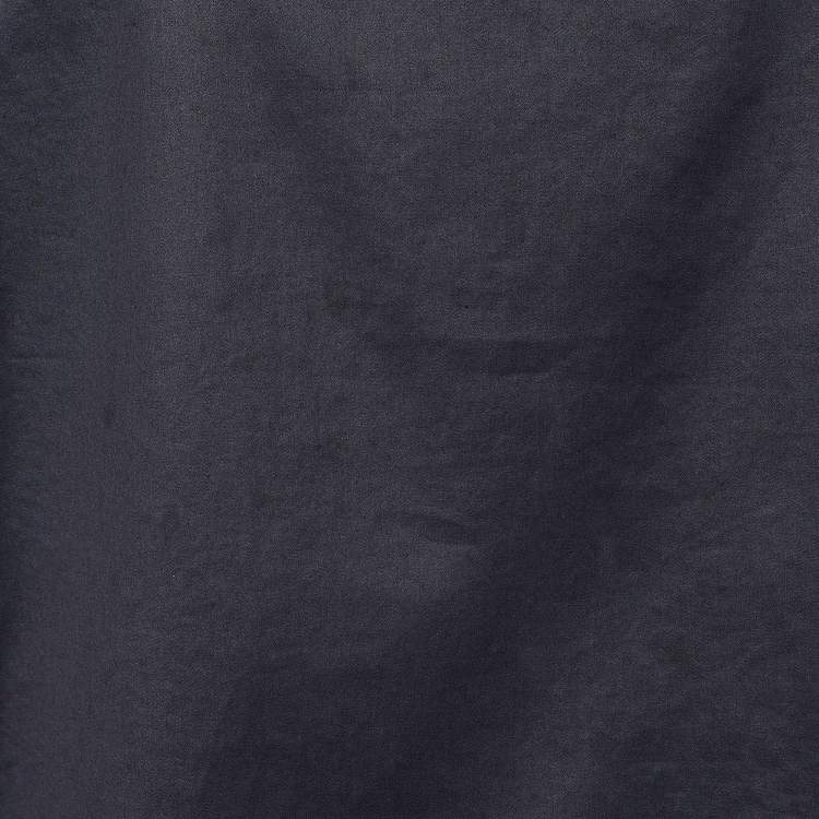 Pre Owned Marni Grey Cotton Asymmetrical V-Neck Top M