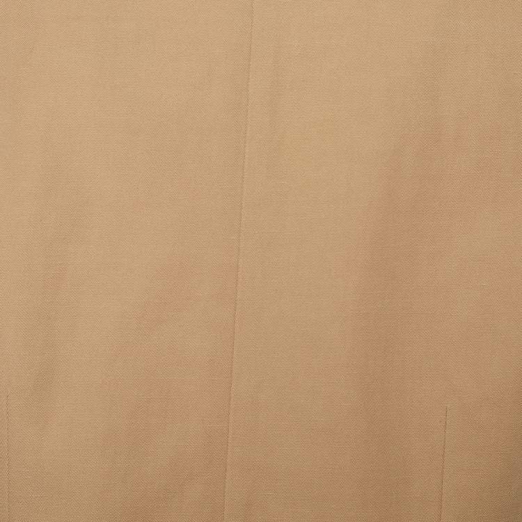 Pre Owned Marni Beige Cotton & Linen Peplum Jacket M