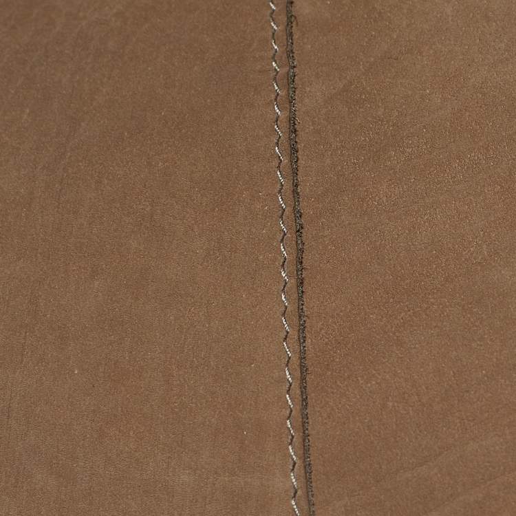 Pre Owned Marni Brown Suede Open Front Shrug M