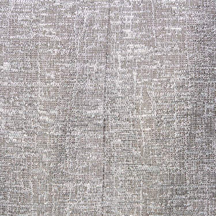 Pre Owned Marni SIlver Lurex Cropped Shrug M