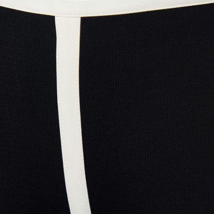 Pre Owned Marni Black Cotton Knit Capri Pants S