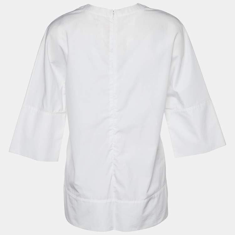 Pre Owned Marni White Cotton Top M