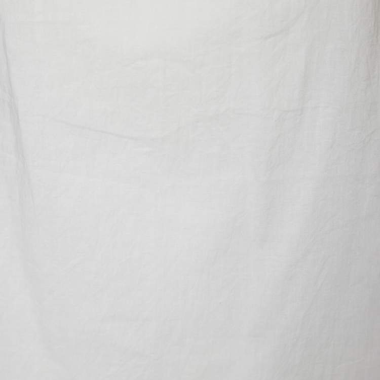 Pre Owned Marni White Cotton Sleeveless Top M