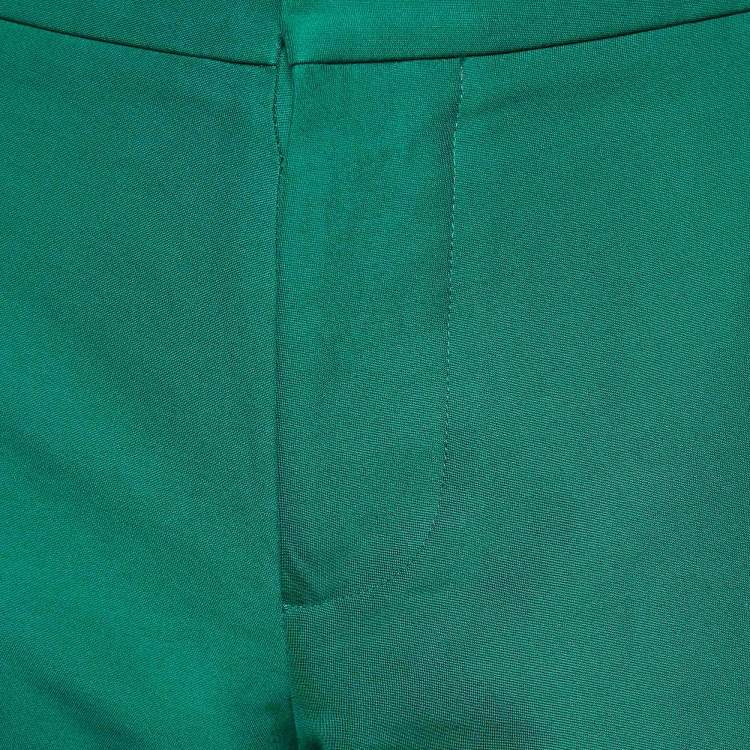Pre Owned Marni  Green Cotton Wide Leg Culottes S
