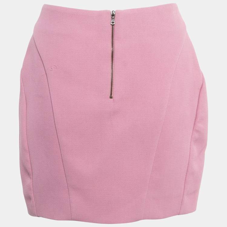 Pre Owned Marni Pink Cotton Mini Skirt M
