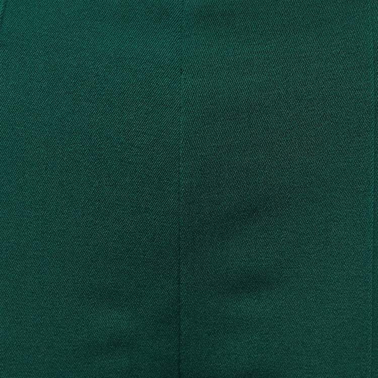 Pre Owned Marni Green Wool Blend Stirrup Trousers M