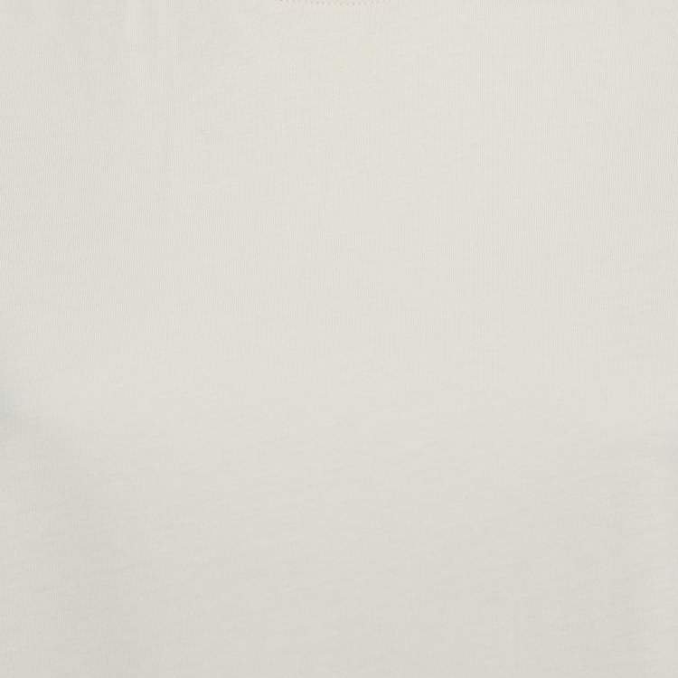 Pre Owned Marni Beige Open Back Tie-Up Cotton Sleeveless T-Shirt M