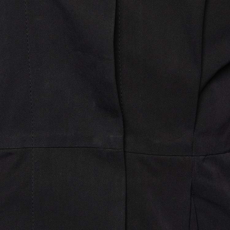Pre Owned Marni Black Cotton & Silk Kimono Sleeve Jacket S
