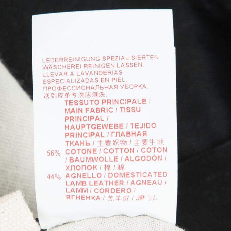 Pre Owned Marni Black Leather Jacket S