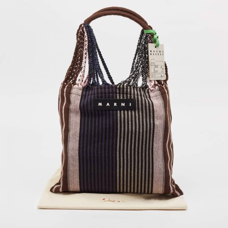 Pre Owned MARNI Multicolour Fabric Market Hammock Bag