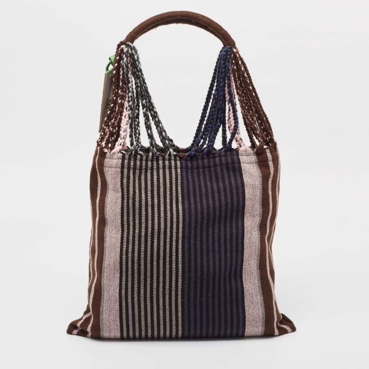 Pre Owned MARNI Multicolour Fabric Market Hammock Bag