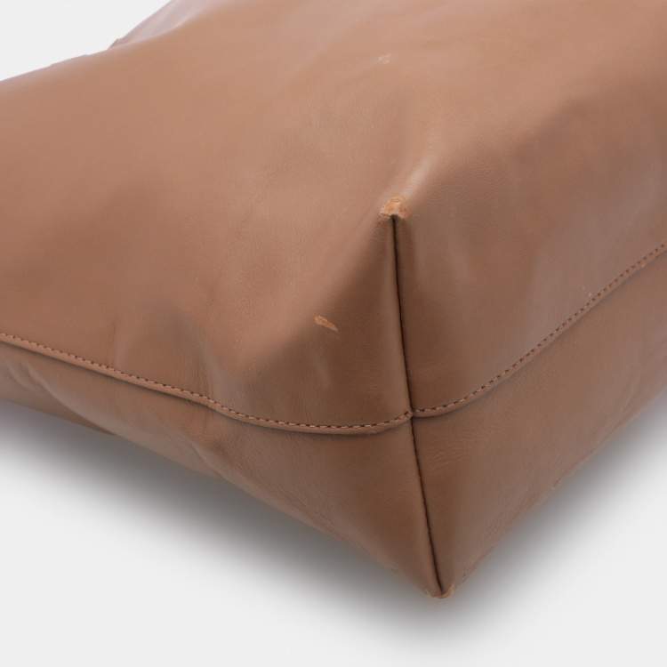 Pre Owned Marni Brown Leather Tote