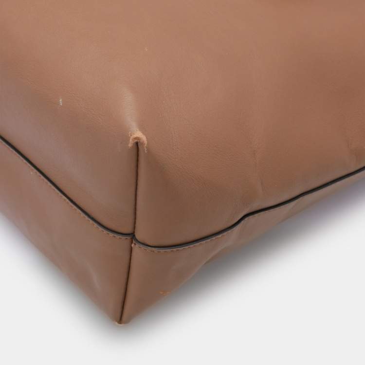 Pre Owned Marni Brown Leather Tote
