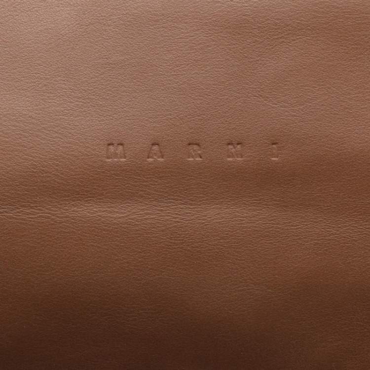 Pre Owned Marni Brown Leather Tote
