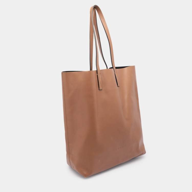 Pre Owned Marni Brown Leather Tote