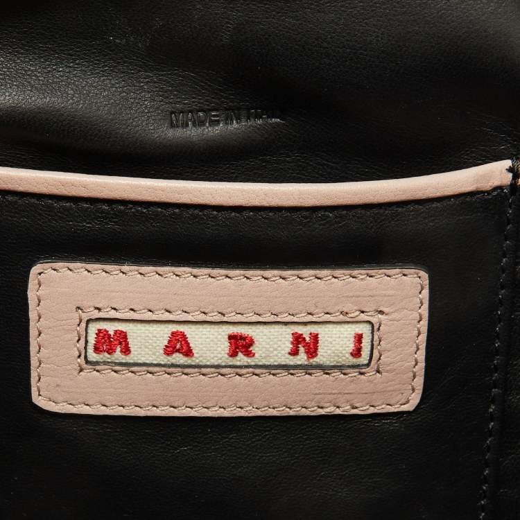 Pre Owned Marni Ocra Yellow Acrylic Boite Clutch Shoulder Bag