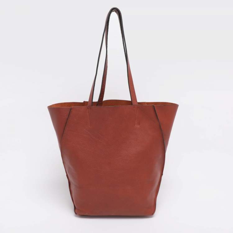 Pre Owned Marni Brown Leather Tote