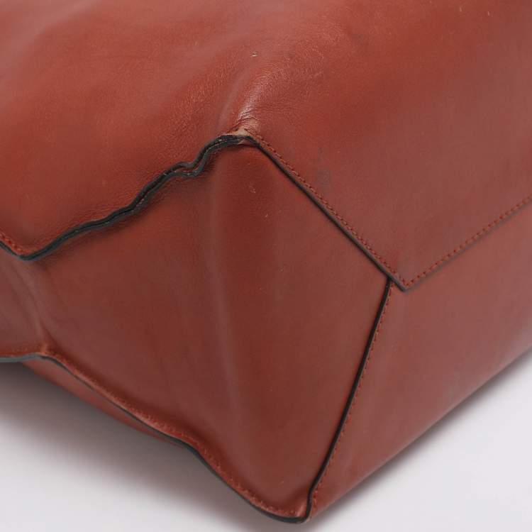 Pre Owned Marni Brown Leather Tote