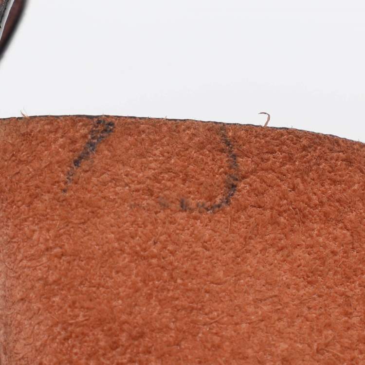 Pre Owned Marni Brown Leather Tote