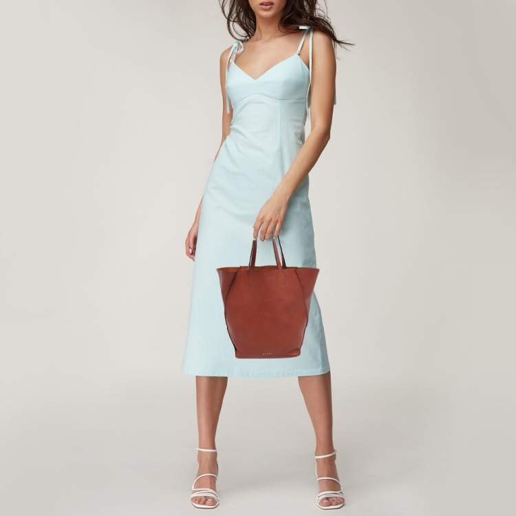 Pre Owned Marni Brown Leather Tote