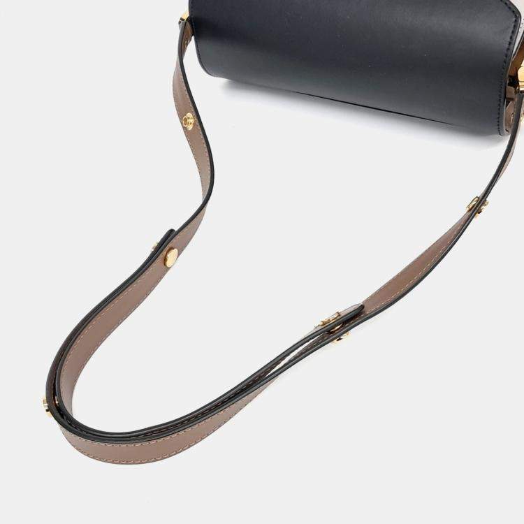 مملوكة مسبقًا Marni Black Grey Leather trunk bag