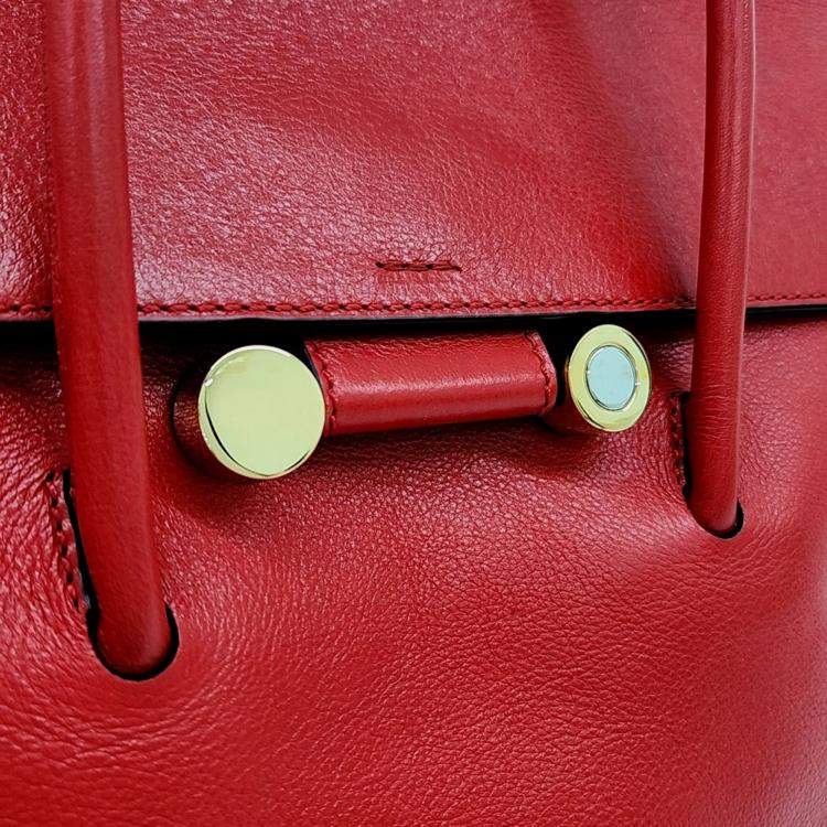 مملوكة مسبقًا Marni Red Leather Marni tote and shoulder bag