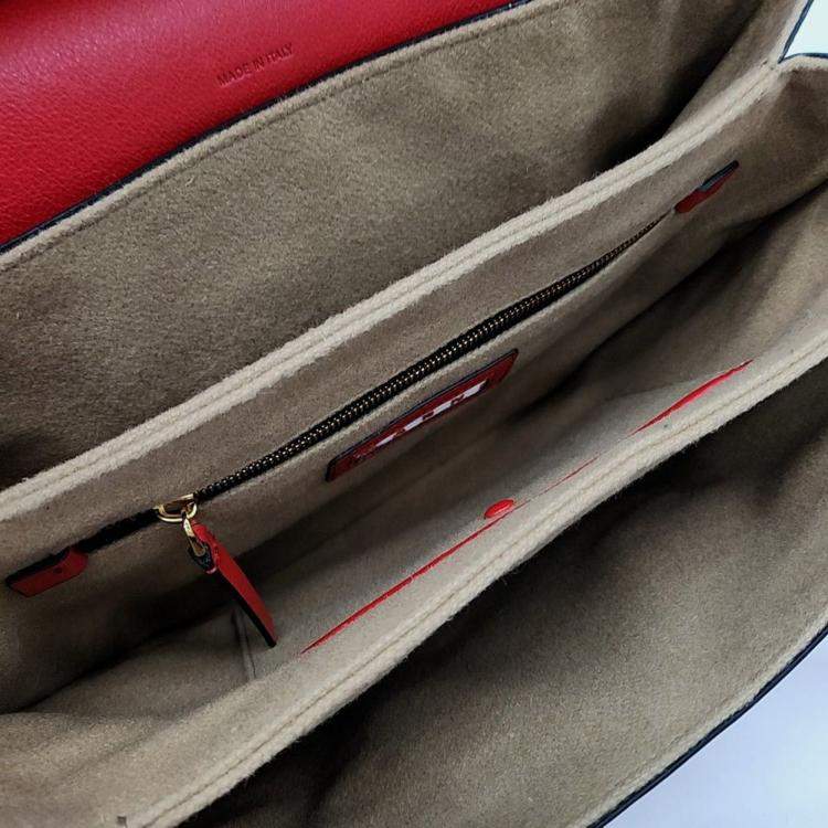 مملوكة مسبقًا Marni Red Leather Marni tote and shoulder bag