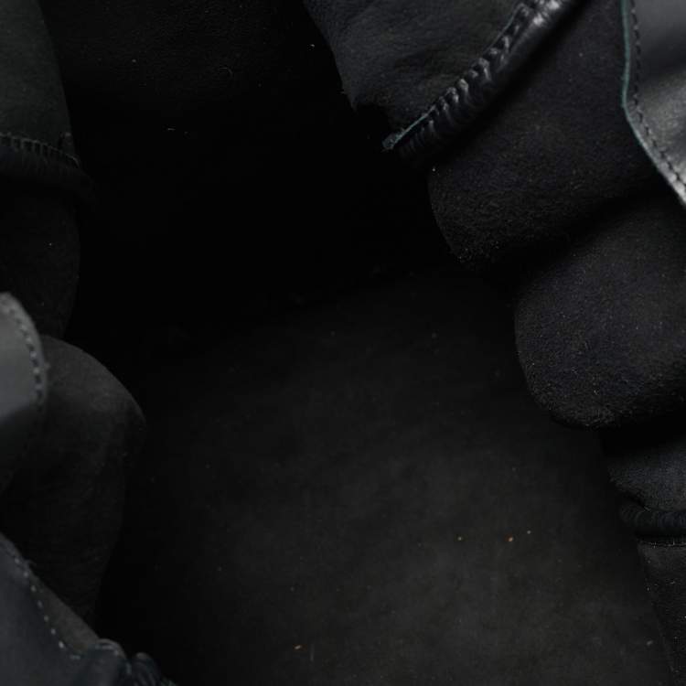 Pre Owned Marni Black Shearling and Fur Vertical Tote