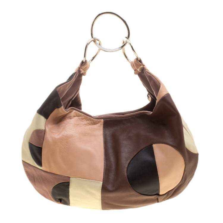 مملوكة مسبقًا Marni Multicolor Leather Hobo