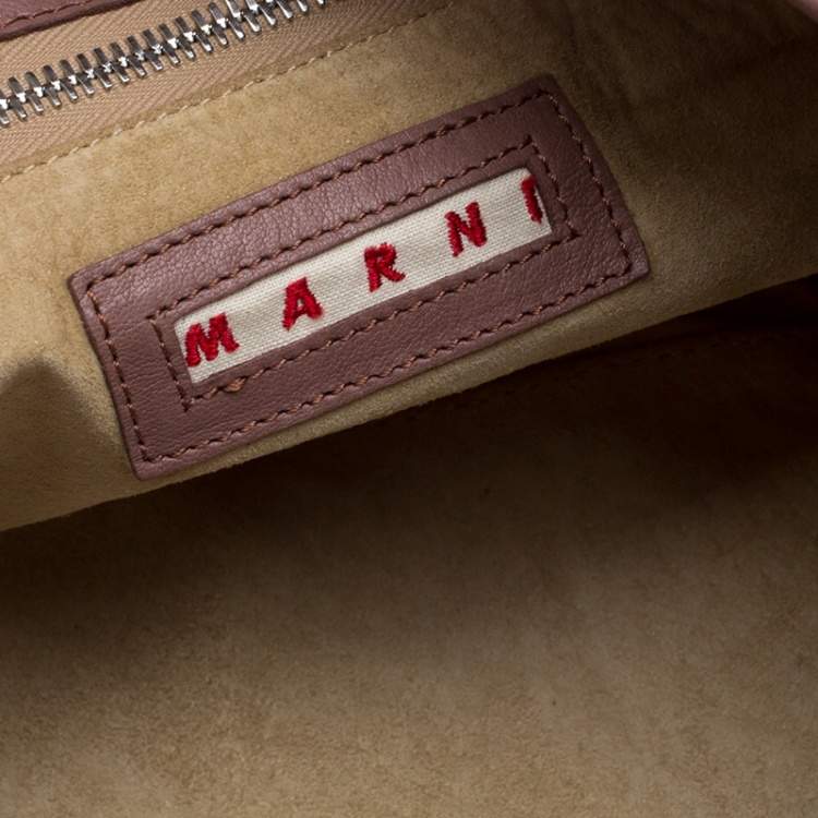 مملوكة مسبقًا Marni Multicolor Leather Hobo