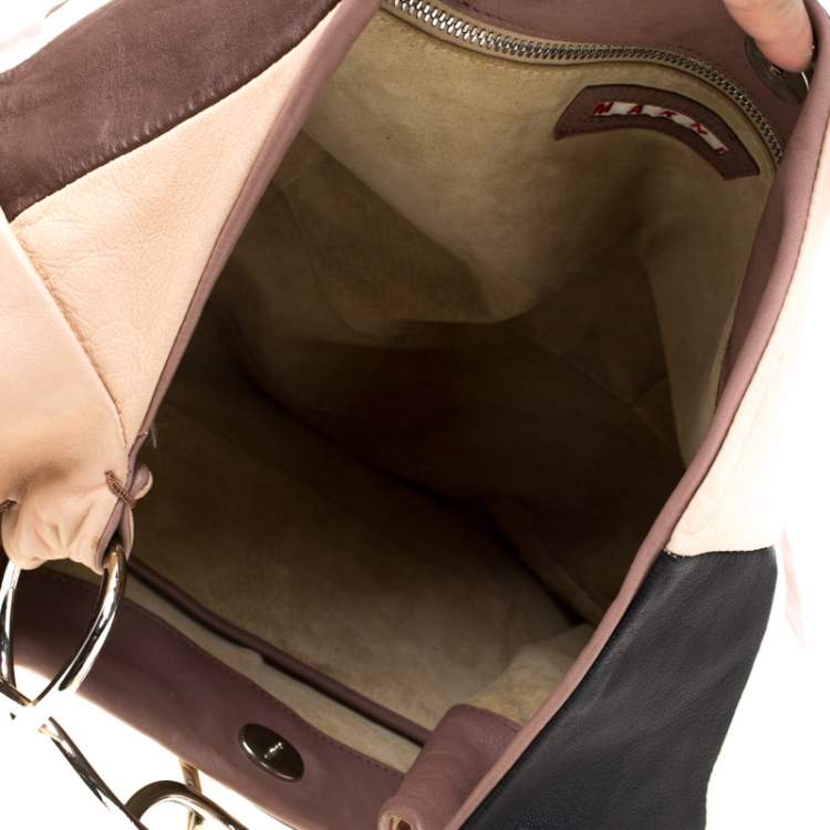 مملوكة مسبقًا Marni Multicolor Leather Hobo