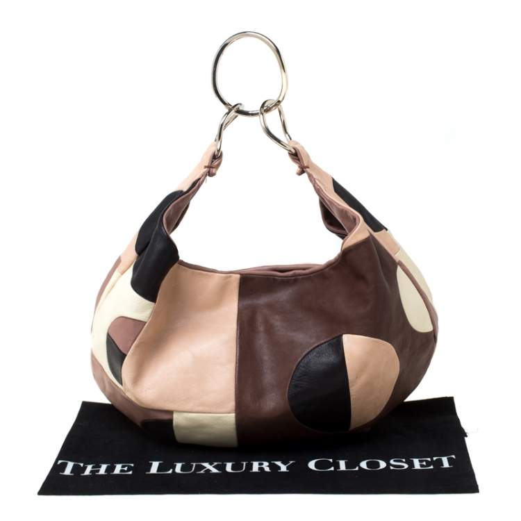مملوكة مسبقًا Marni Multicolor Leather Hobo