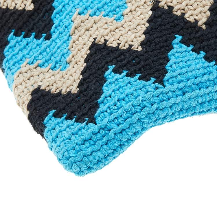 Pre Owned Marni Multicolor Fabric And PVC Crochet Market Frame Bag