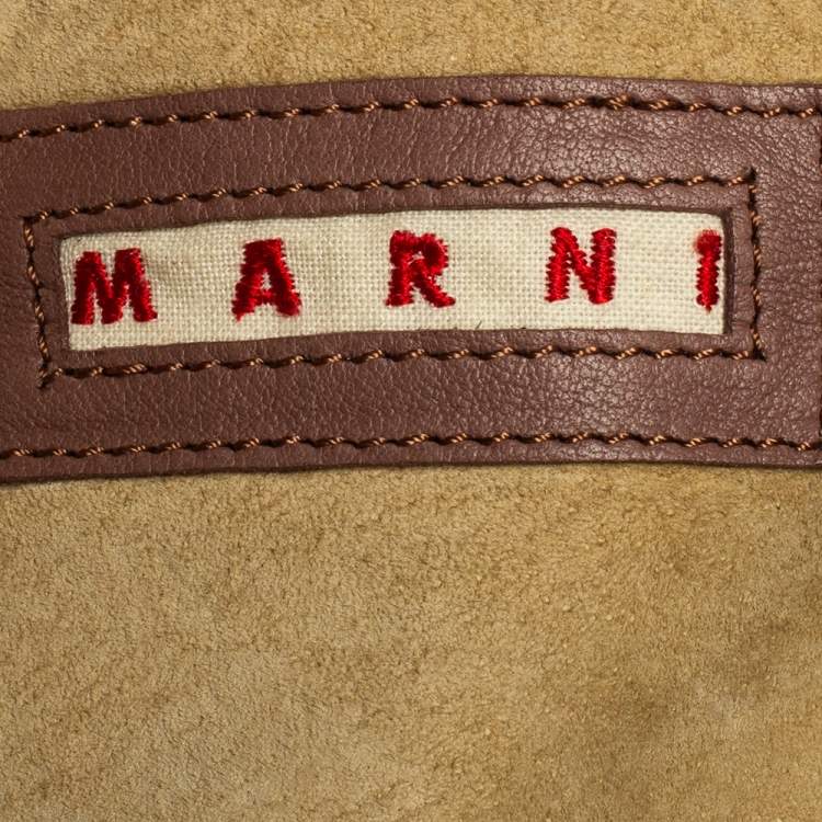Pre Owned Marni Multicolor Leather Hobo