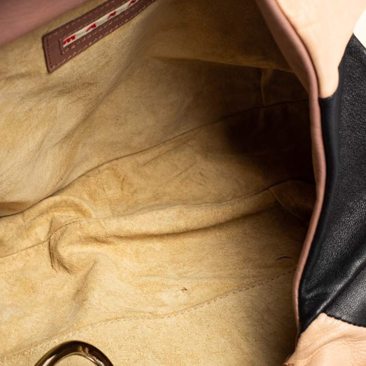 Pre Owned Marni Multicolor Leather Hobo