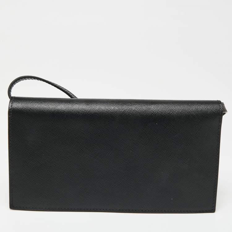 Pre Owned Marni Multicolor Leather Fold Over Pochette Bag