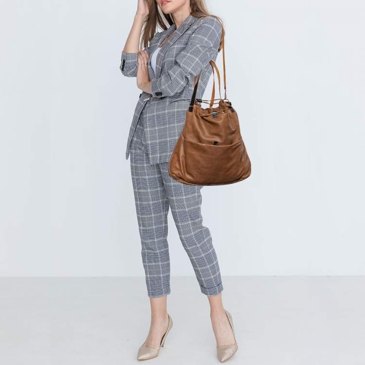Pre Owned Marni Brown Leather Tote