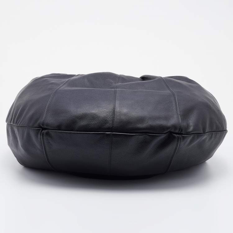 Pre Owned Marni Black Leather Oversized Hobo