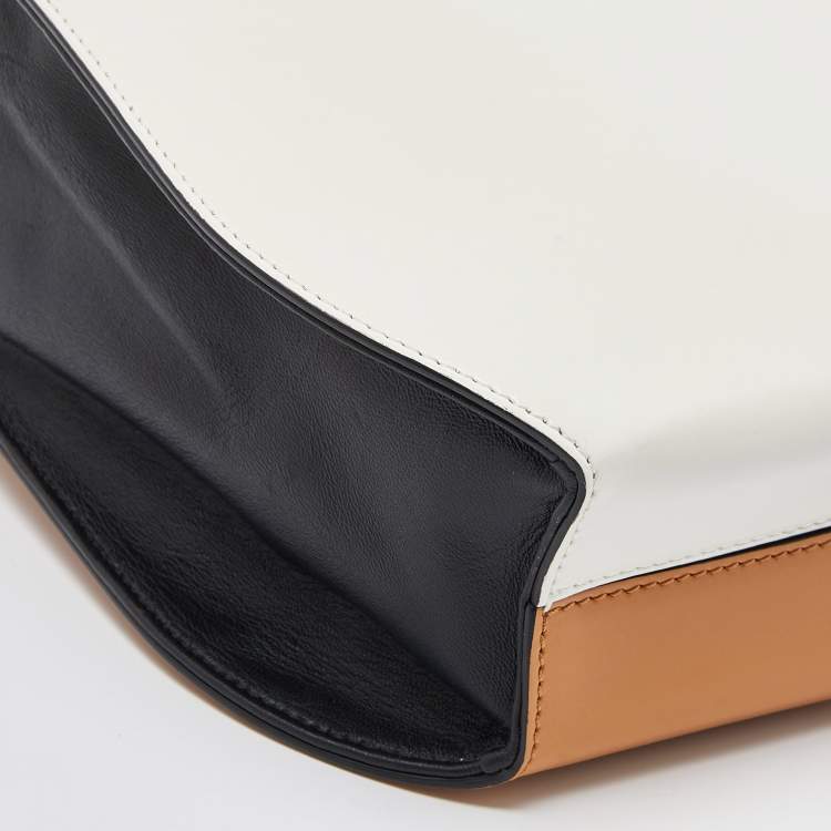 Pre Owned Marni Multicolor Leather Coffer Drawstring Clutch Bag