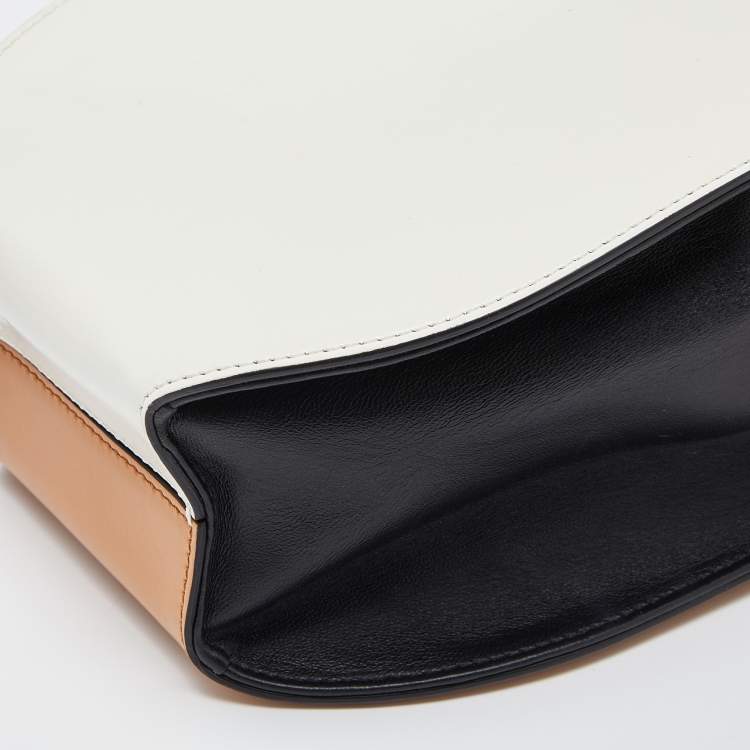 Pre Owned Marni Multicolor Leather Coffer Drawstring Clutch Bag