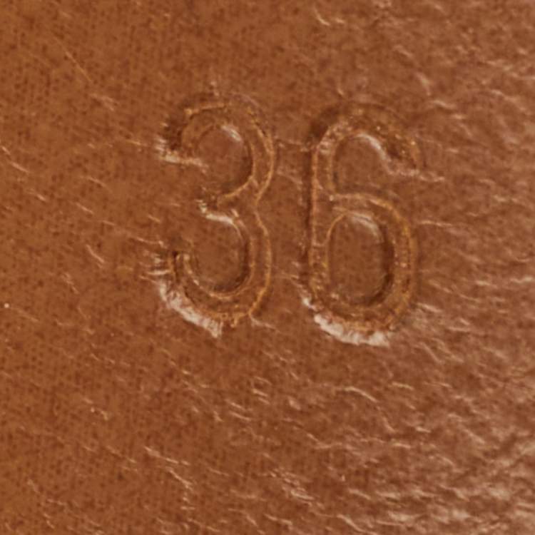 Pre Owned Marni Size 36 Dark Green/Brown Puffer Nylon Mid Calf Platform Boots