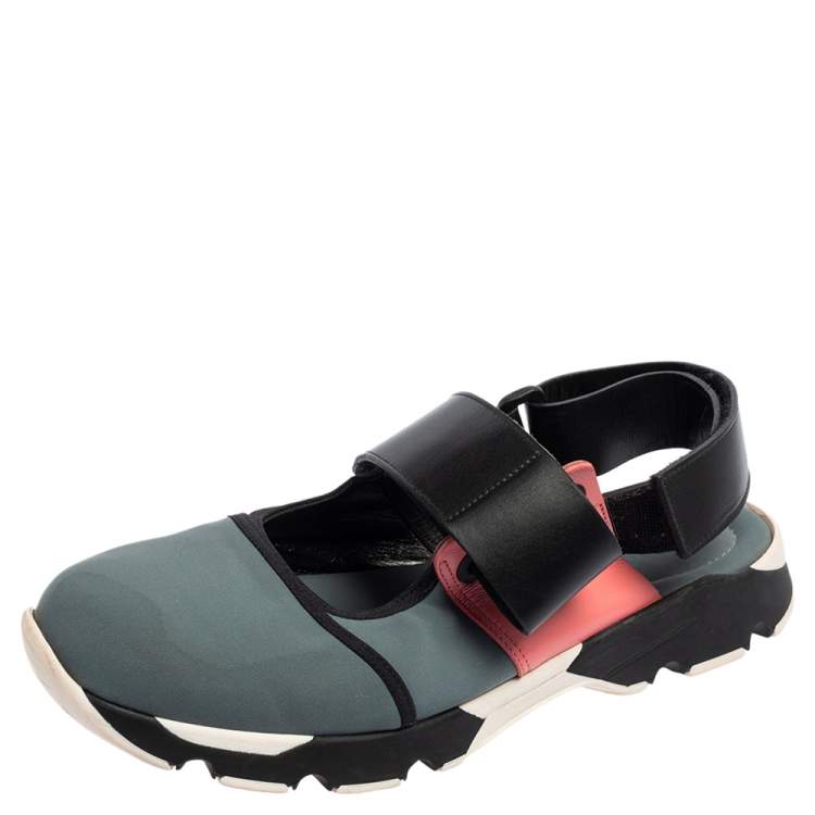 Marni Tri Neoprene and Velcro Strap Sneaker Size Marni TLC