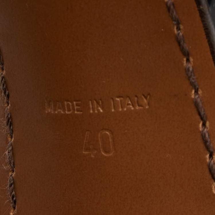 Pre Owned Marni Black Leather Peep Toe Sandals Size 40